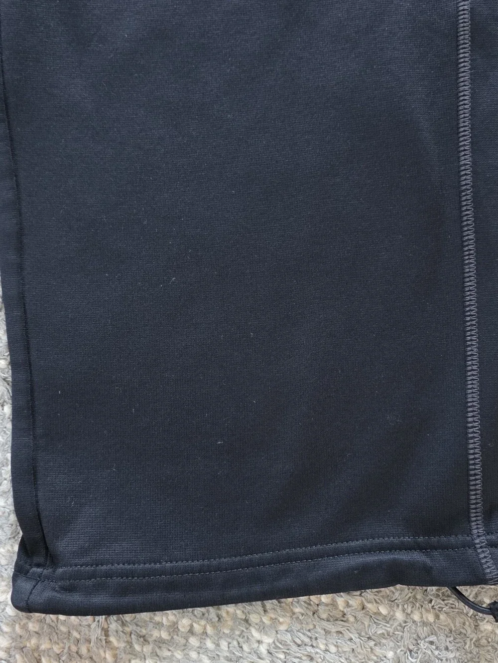 Nike Therma-Fit Fleece Lined Pants Men's L Black Waist Elastic & Drawstring
